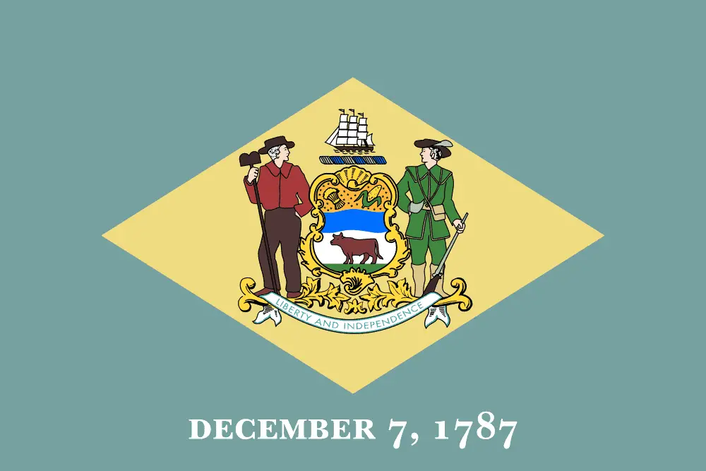 Delawares flagga