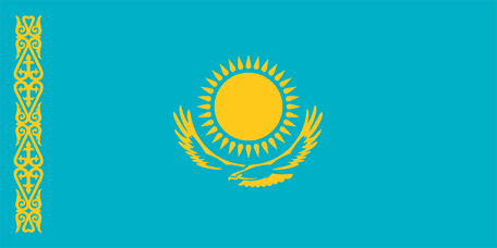 Kazakstans flagga