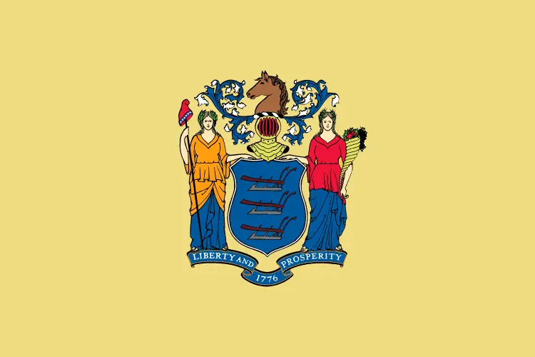 New Jerseys flagga