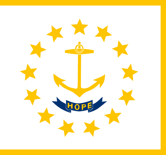 Rhode Islands flagga
